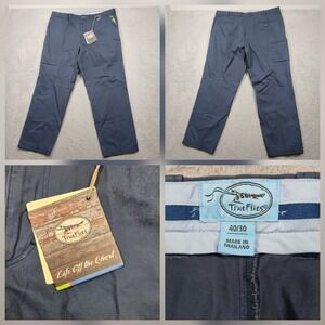 True Flies Chino Pants Men's 40x30 Blue NWT